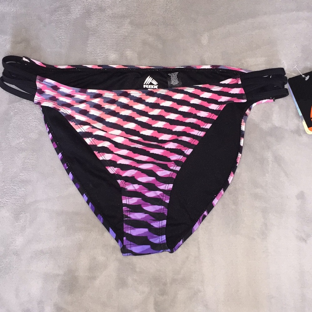 RBX swim bikini bottoms in multicolor NWT